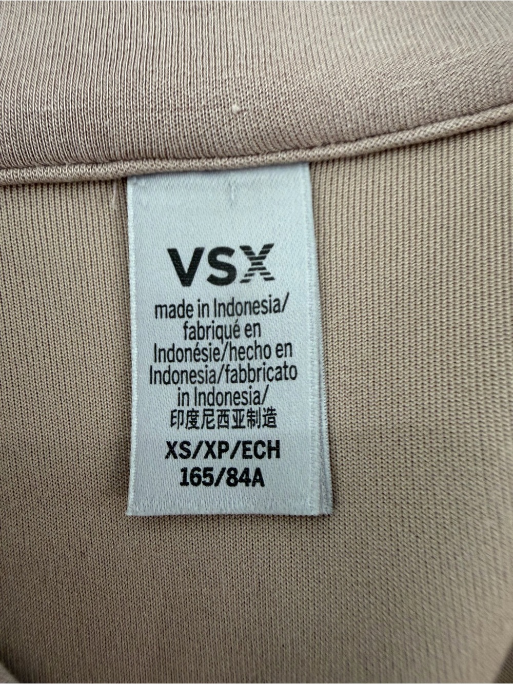 NWOT Victoria’s Secret VSX High-Waist Taupe Leggings & Zip Jacket Set M/XS - Picture 6 of 12